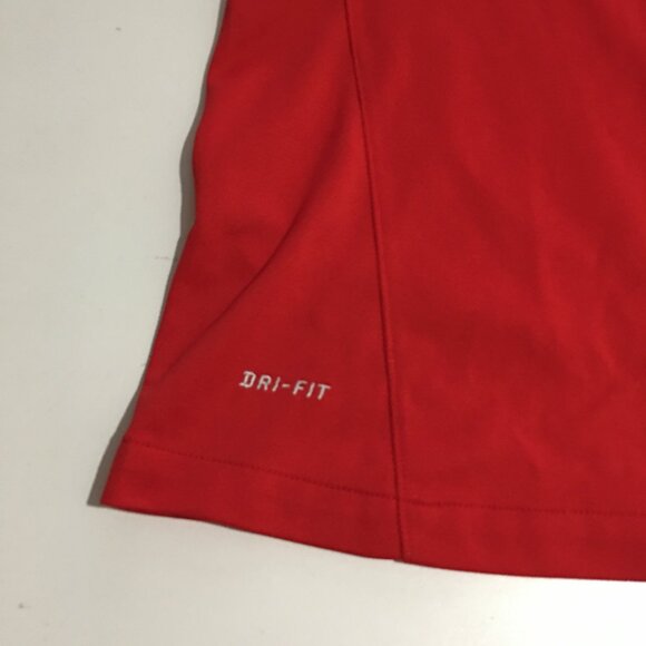 Nike Dri-FIT Womens Small Red Polo Shirt Soccer - Picture 2 of 10